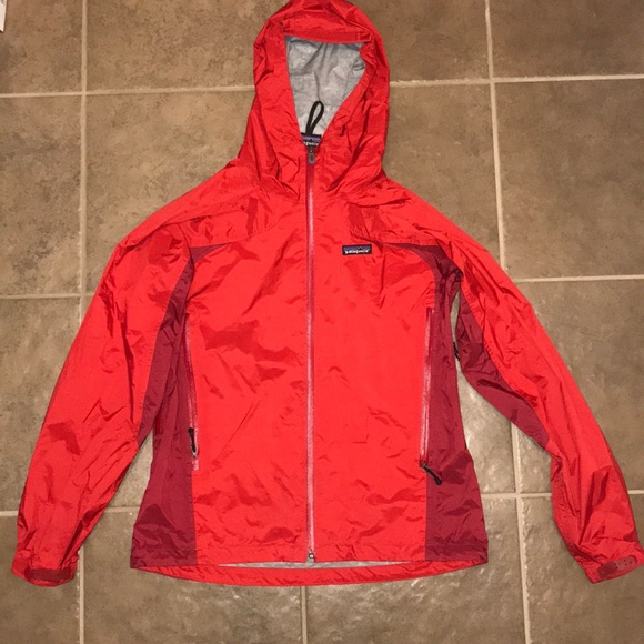 Patagonia Red Torrentshell Rain Jacket 